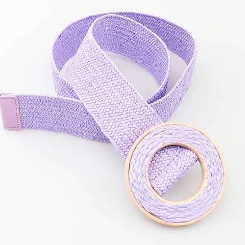 LOOWIE - Wholesale Belt - Women's - 13034 Raffia Belt Loowie3