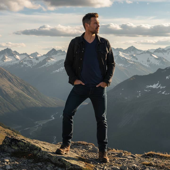 menique - Wholesale T-Shirt - Men's - 100% Merino Wool V-Neck T-Shirt for Men5