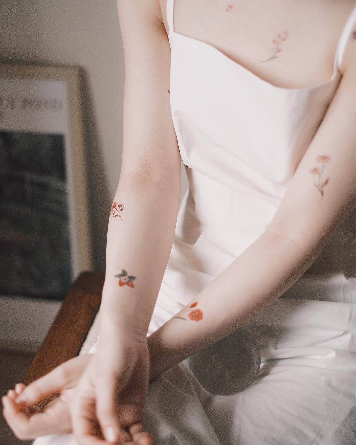 PAPERSELF - Wholesale Tijdelijke tattoo - Bloemen en bessen Tijdelijke Tattoos Stickers15