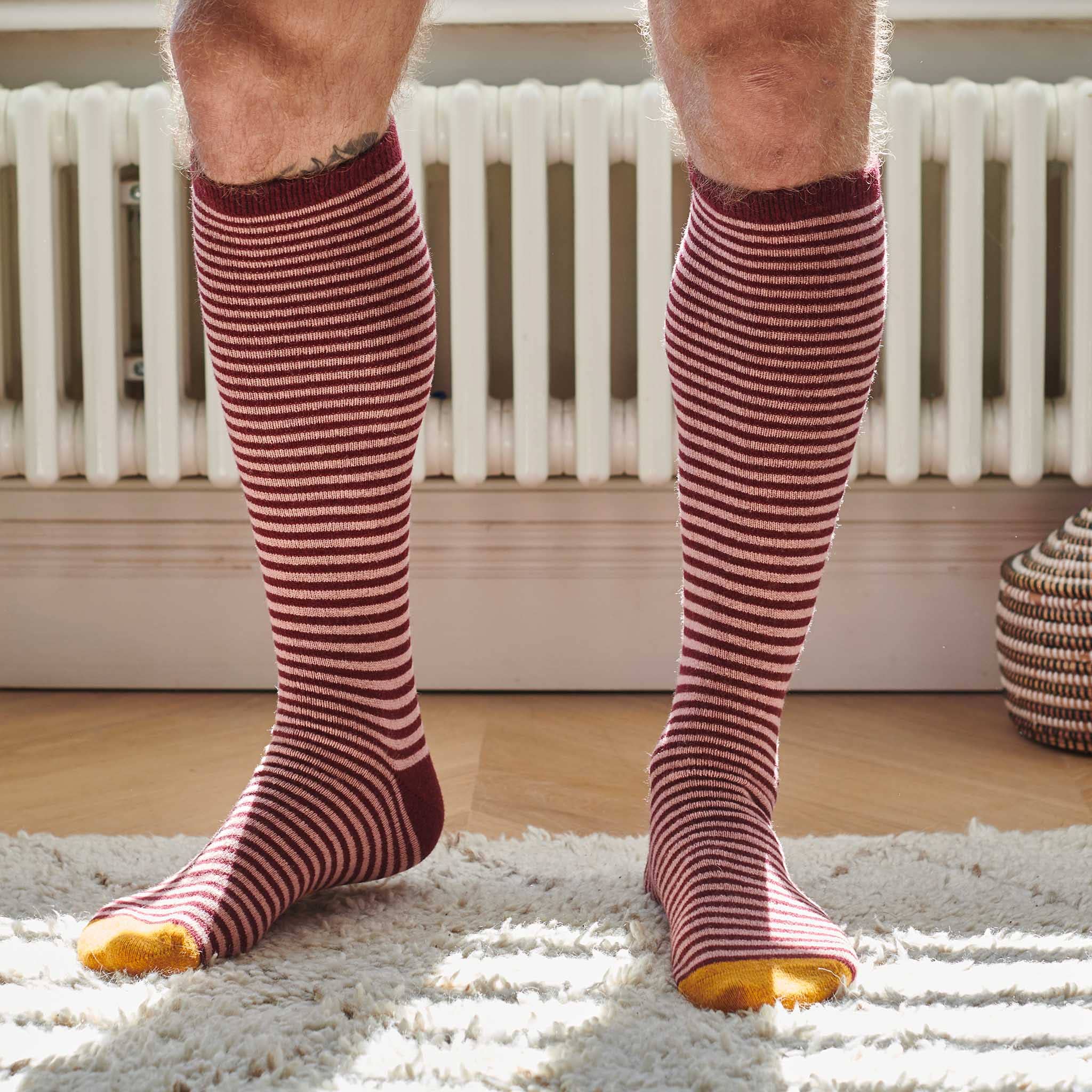 Catherine Tough (US Duties Paid) - Wholesale Socks - Men's - Men's Lambswool Boot / Long Socks 9