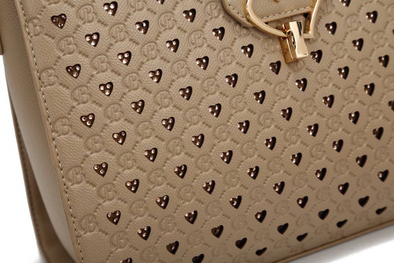 Brangio (Italy) Company Inc. - Wholesale Top Handle Bag - Women's -  Brangio Italy Turquoise Heart-Lock Top Handle Bag2