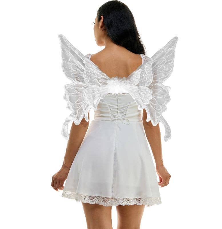 KBW Global Corp. – wholesale Costume – Unisex – White Lace Butterfly Wings0