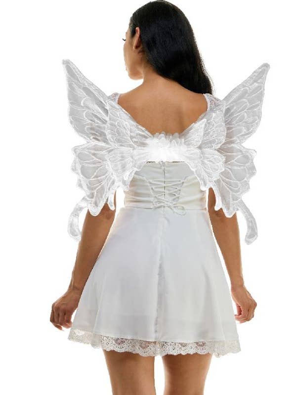 KBW Global Corp. - Vendita all'ingrosso Costume di carnevale - Unisex - Ali di farfalla in pizzo bianco0
