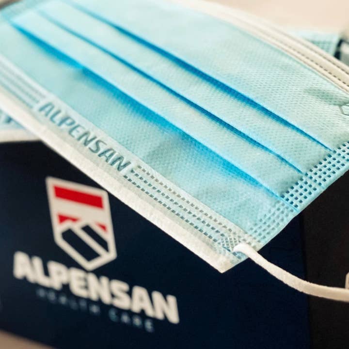 AlpenSan Health Care - Venta al por mayor Mascarilla facial protectora - AlpenSan - Mascarilla facial médica IIR