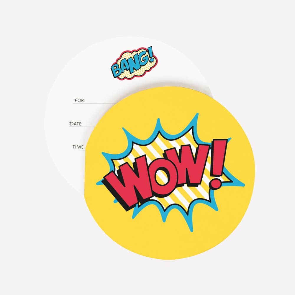 My Little Day - Wholesale Invitations - Super Hero Invitations0