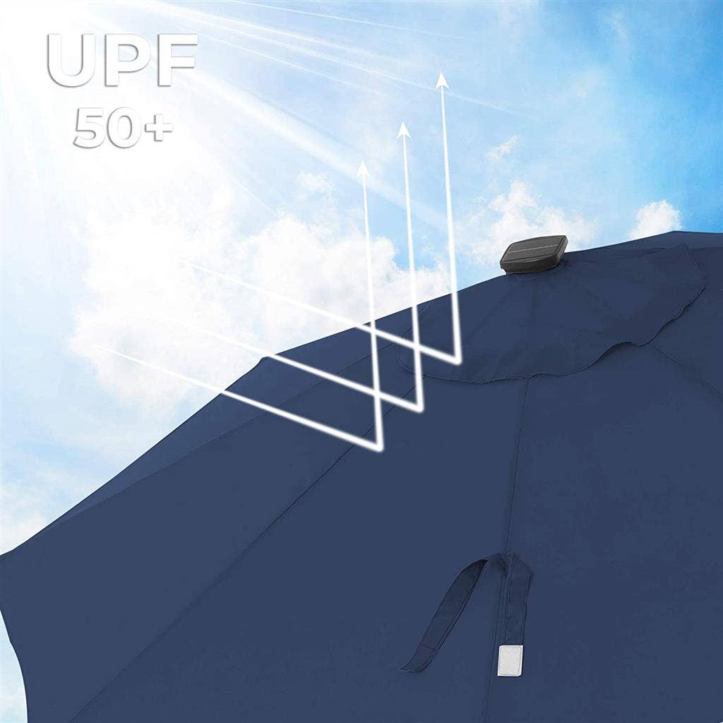 Greenwestons – Großhandel Sonnenschirm – 3 m Solar-Patio-Sonnenschirm3