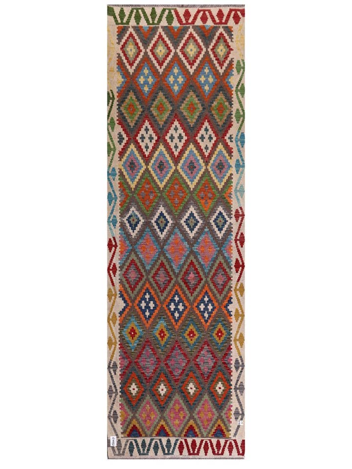 Corredor Kilim de Maimana Afganistán - 302 x 93 cm para venta al por mayor de Imaco Rugs