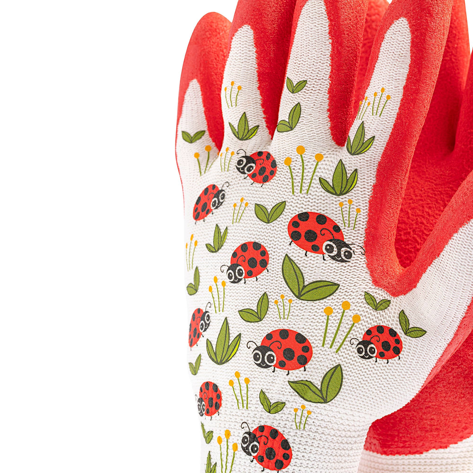 FunJobs Garden Gloves - Venta al por mayor Guantes de jardín - Guantes de jardín FunJobs con diseño de mariquitas6