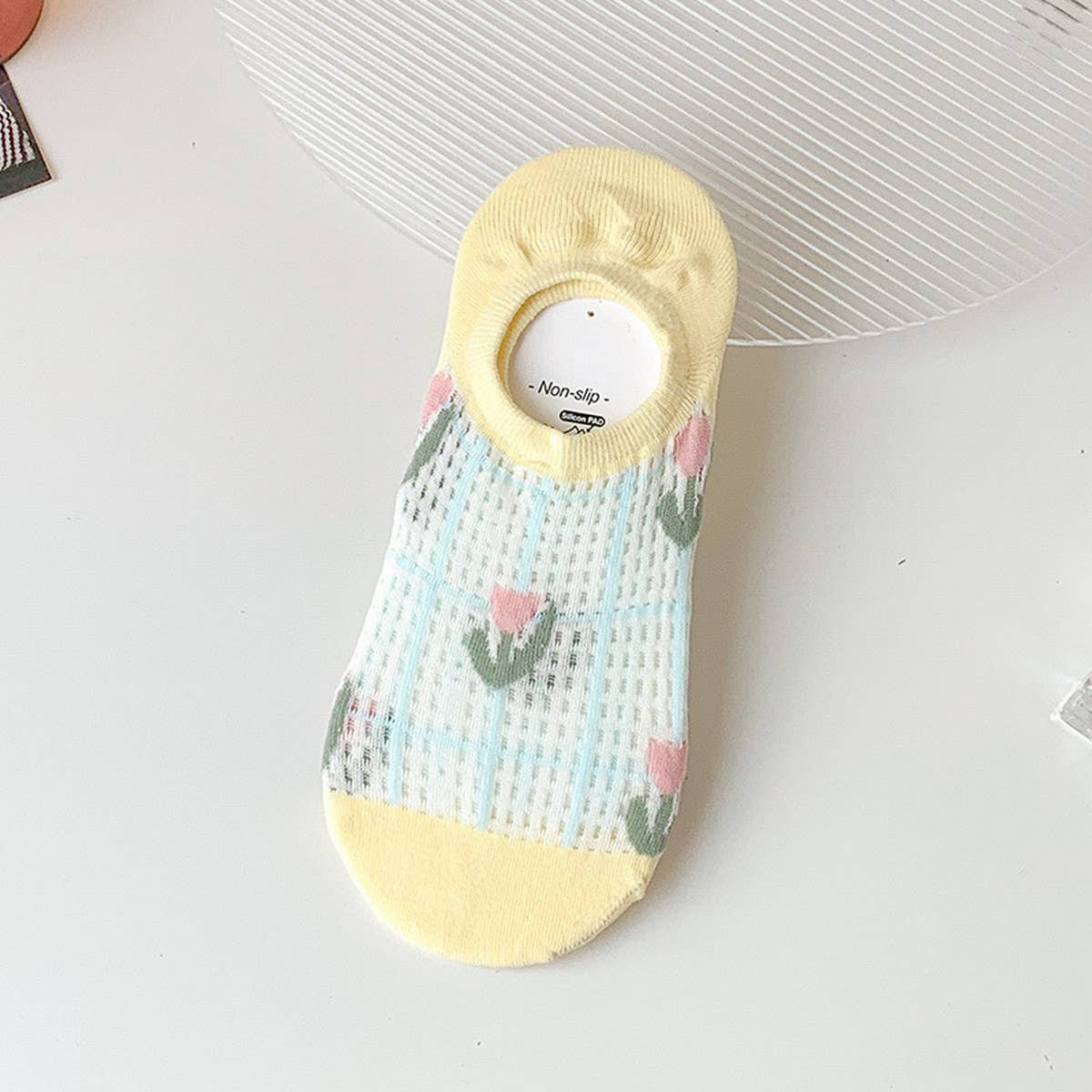 ACCITY - Wholesale Socks - Women's - WOMEN CARTOON INVISIBLE HOLLOW SOCKS_CWMS04344