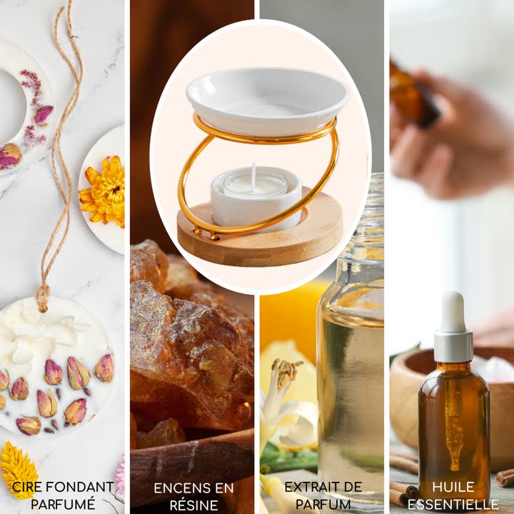 Zen'Arôme - Wholesale Oil Warmer - Hula scented wax warmer and scented melt - gift idea2