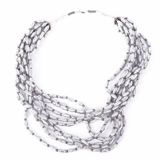 SHAULA NECKLACE / SILVER for wholesale by 22STARS