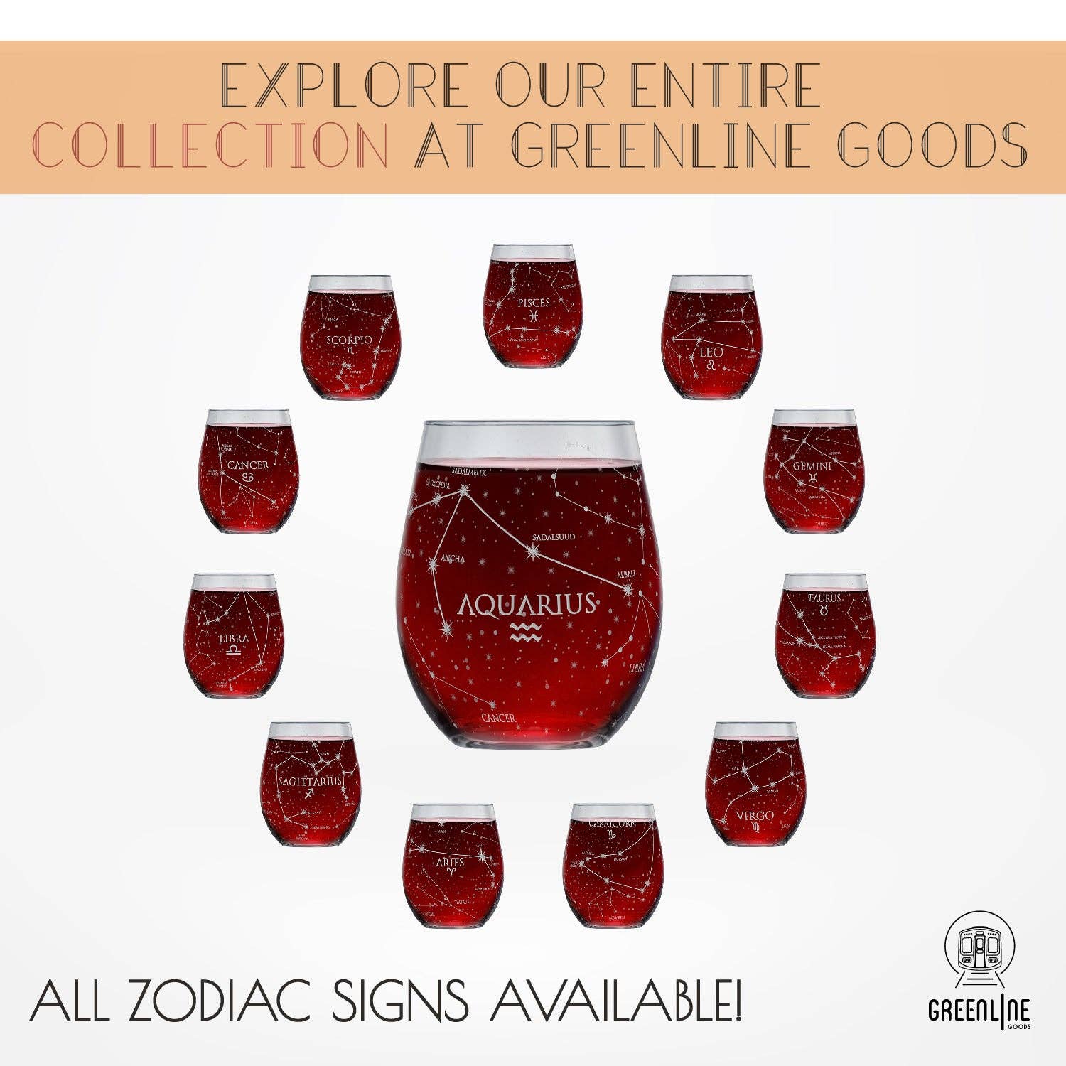 Greenline Goods - Wholesale Wine Glass - Aquarius Stemless Wine Glasses7