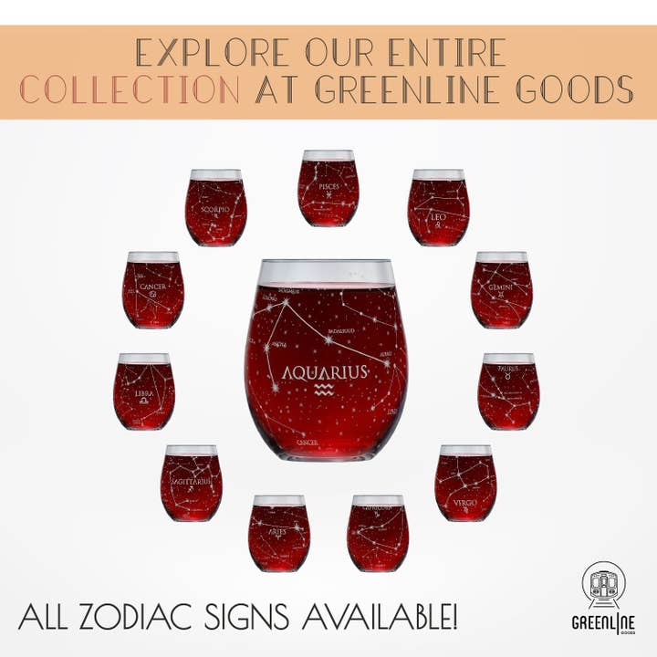 Greenline Goods - Wholesale Wine Glass - Aquarius Stemless Wine Glasses7