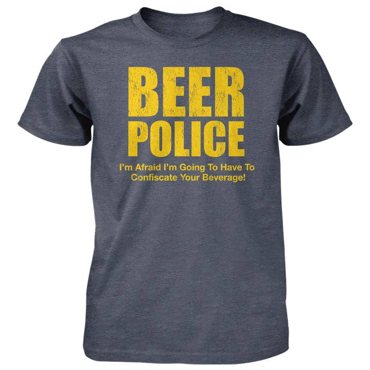 Beer Police - 4.5 oz Cotton T-Shirt for wholesale by Jester Clothing Company