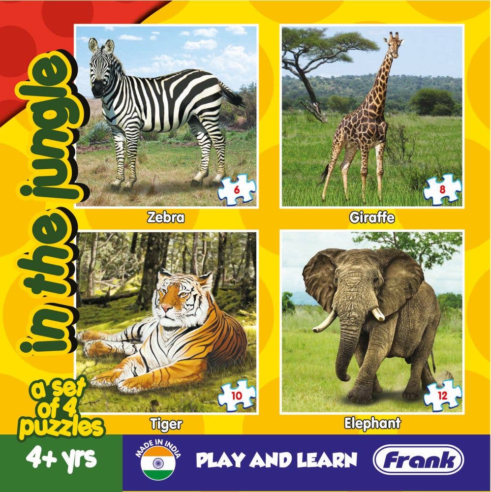 Bobangles - Vente Puzzle – enfant - Frank Puzzles Éducatifs Jouer & Apprendre - Dans la Jungle0