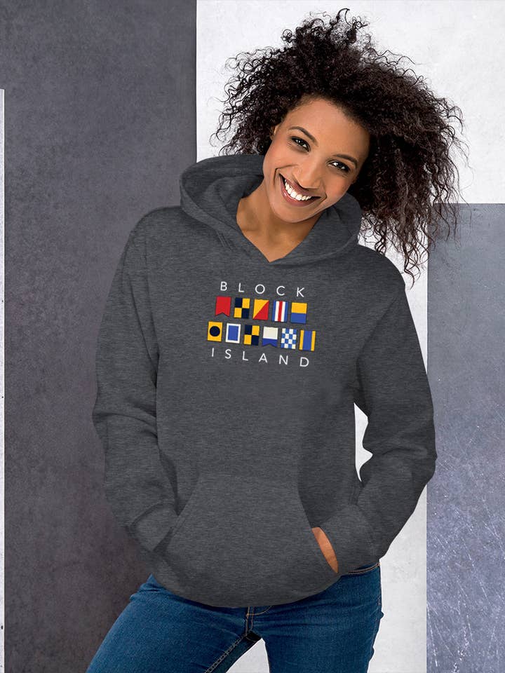 Maritime Tribes LLC – Engroshandel Hoodie – Unisex – Hættetrøjer (Unisex) - Nautical Signal Flags (Stav det i flag) 5