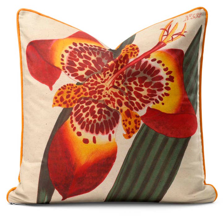 Mexican Iris - Botanical Cushion for wholesale by ART CUSHIONS