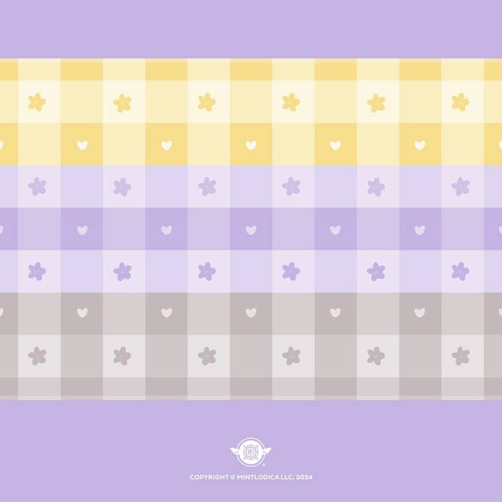 Mintlodica - Wholesale Desk Pad - Pastel Picnic 'Nonbinary Pride' Deskmats