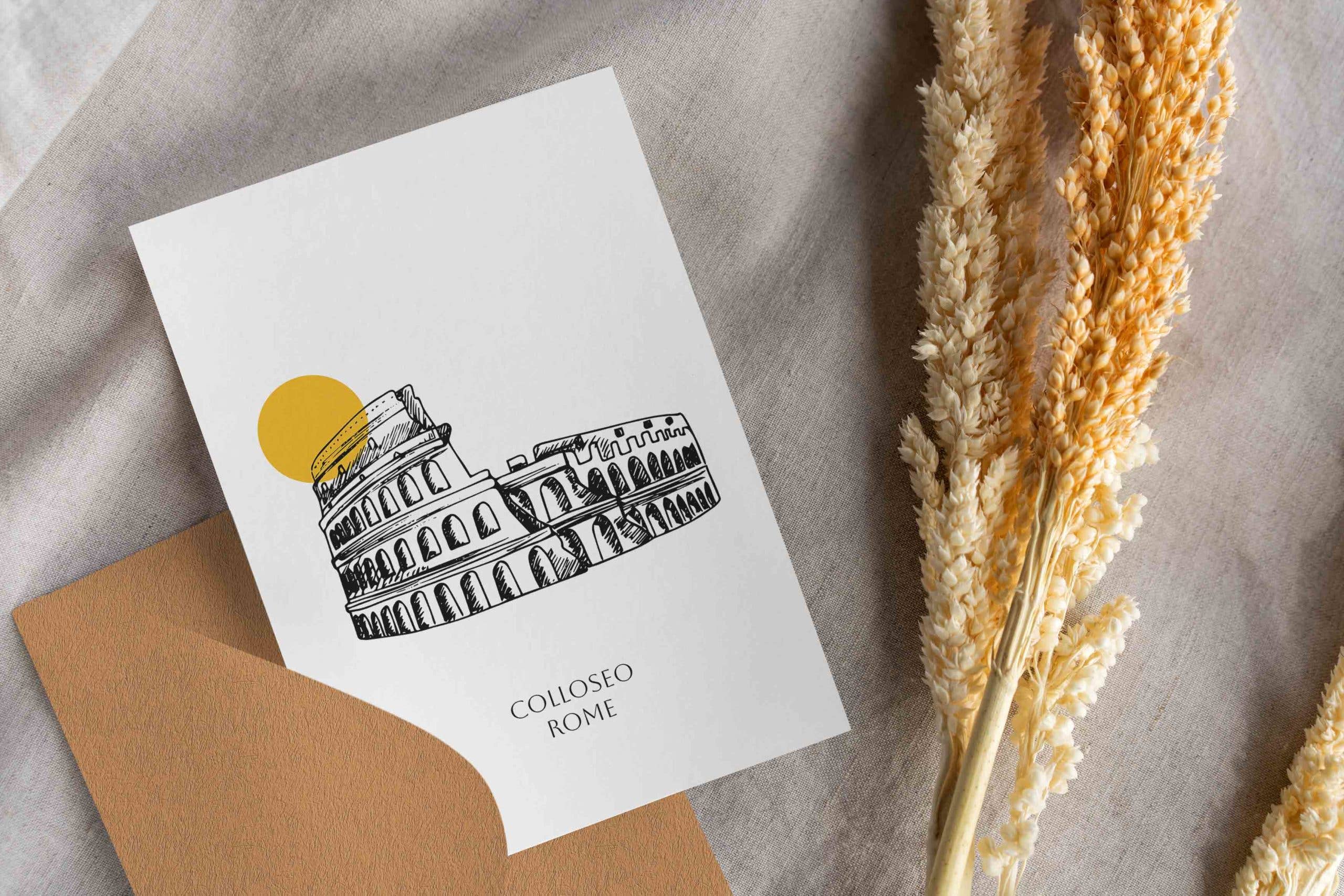 Esque - Wholesale Postcard - Postcard Rome - Colosseum0