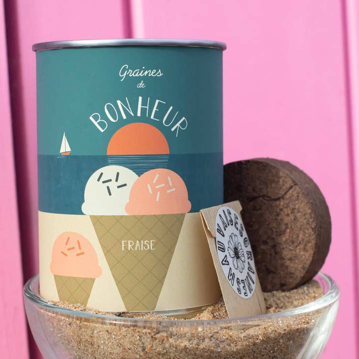 Kit Sementeira “Felicidade” - Wild Strawberry Seeds por atacado de MauvaisesGraines