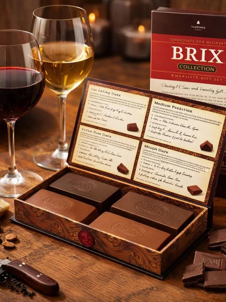 Brix Collection Gave - 4 sort sæt for engroshandel hos Brix Chocolate