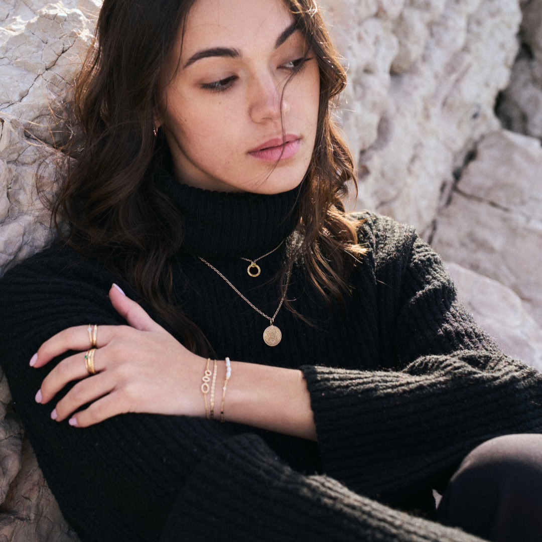 Meora Paris - Wholesale Pendant/Charm Necklace - Yara necklace 18k gold plated1