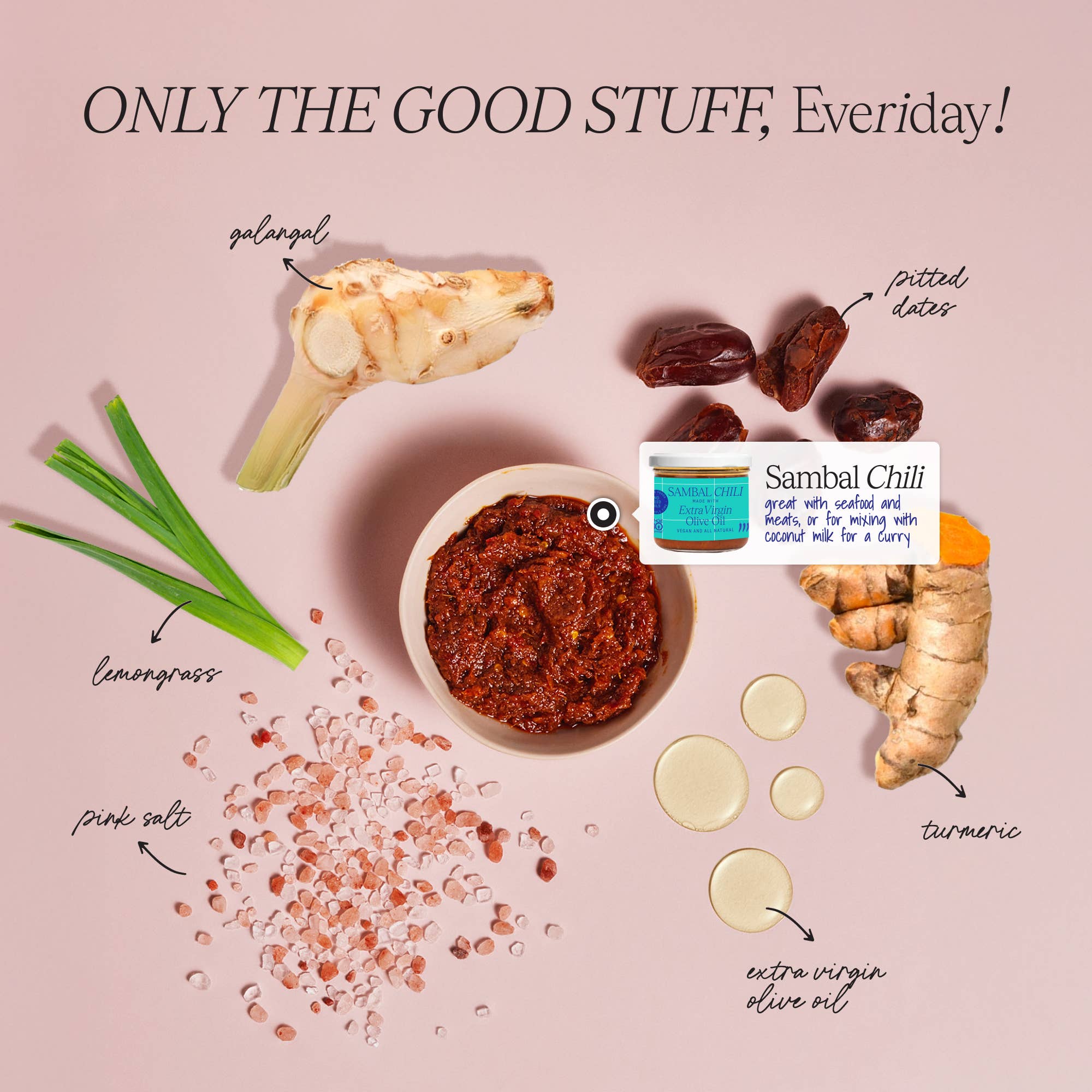 Everiday Foods - Wholesale Chili Paste - Everiday Sambal Vegan Chili Sauce - Seed-Oil-Free Umami2