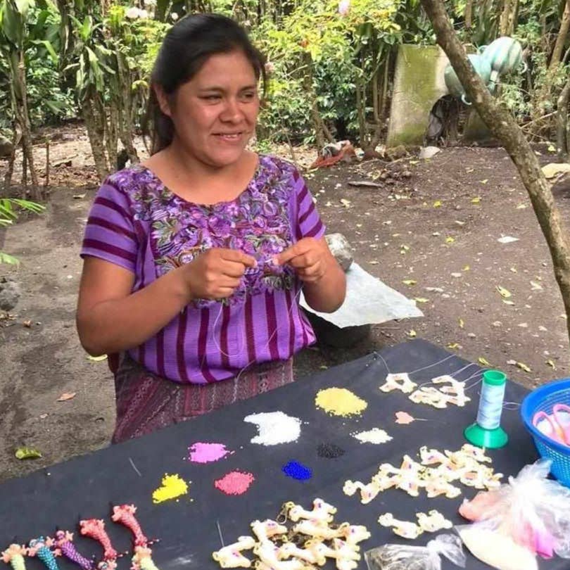 Lumily - Wholesale Ornament - Cactus Seed Bead Holiday Artisan Made Ornament - Guatemala6