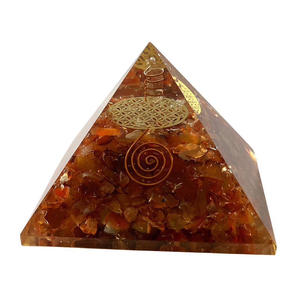 VIE - Wholesale Spiritual Stone/Crystal - Orgone Reiki Healing Pyramid - Energy Cleansing, 7.5cm1