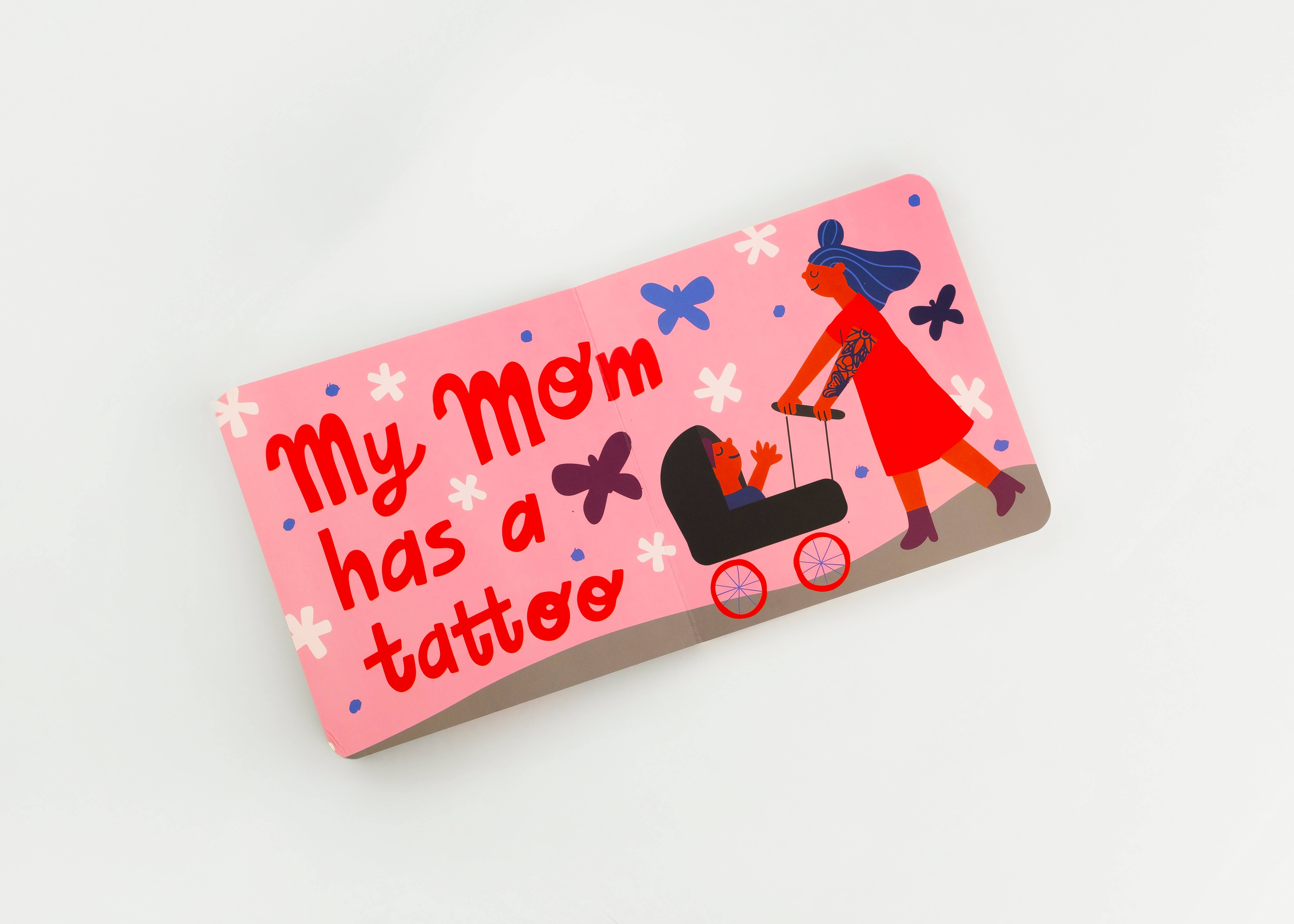 Odd Bird Books - Wholesale Baby & Toddler Book (0-2) - My Mom Has a Tattoo - Kids Board Book Hard Cover 1