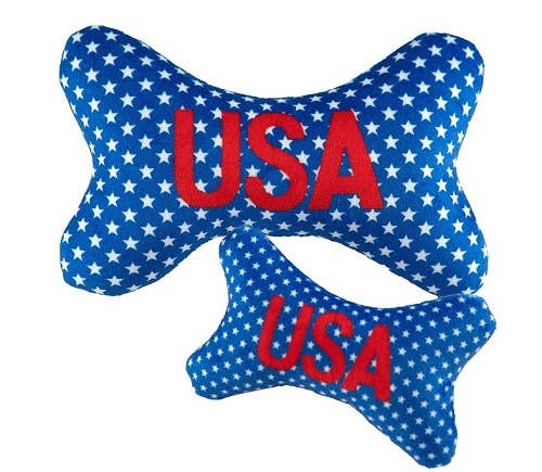 Barker's Bowtique - Wholesale Pet Plush Toy - Dog - HIP DOGGIE HD BONE TOY- PACK USA1