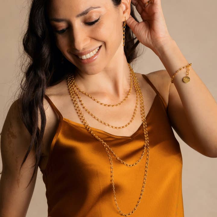 DelBrenna - Wholesale Link & Chain Necklace - Collana Ponte Vecchio in Oro2