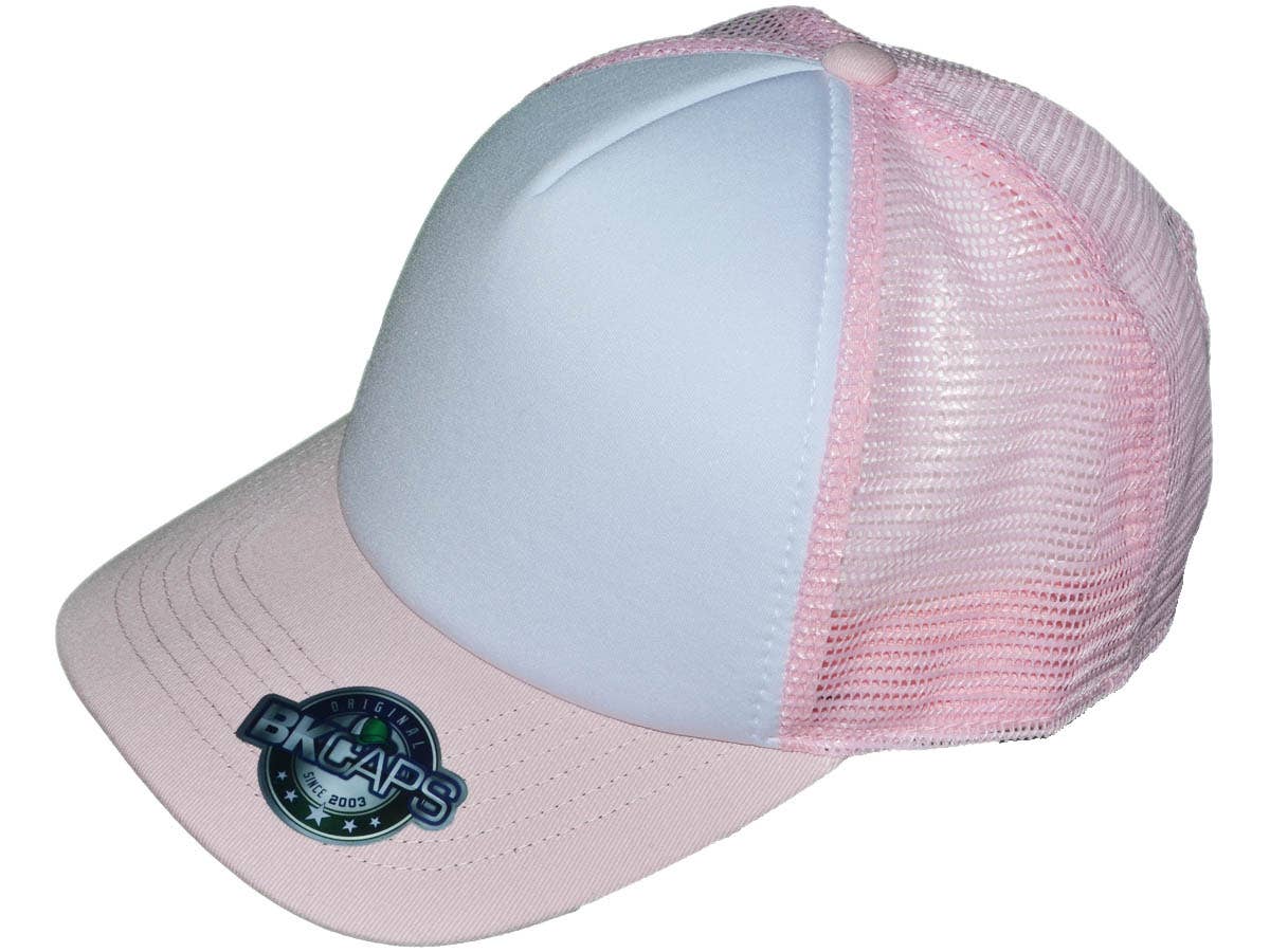 Buck Wholesale - Wholesale Truckerpet - Uniseks - Blanco truckerhoeden met 5 panelen van katoenschuim - BKP PREMIUM Caps2