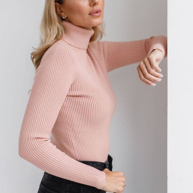 Marayn - Wholesale Knit Sweater - Women's - 2025 Autumn Amazon Chic Turtleneck Knit Pullover Sweater28