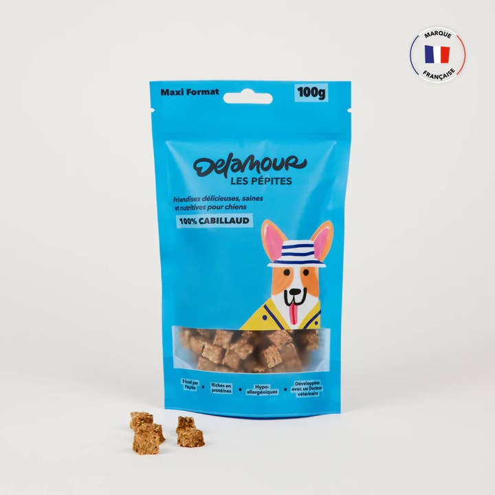 Pepite (Ricarica) - Merluzzo (100g) per la vendita all'ingrosso da parte di Delamour