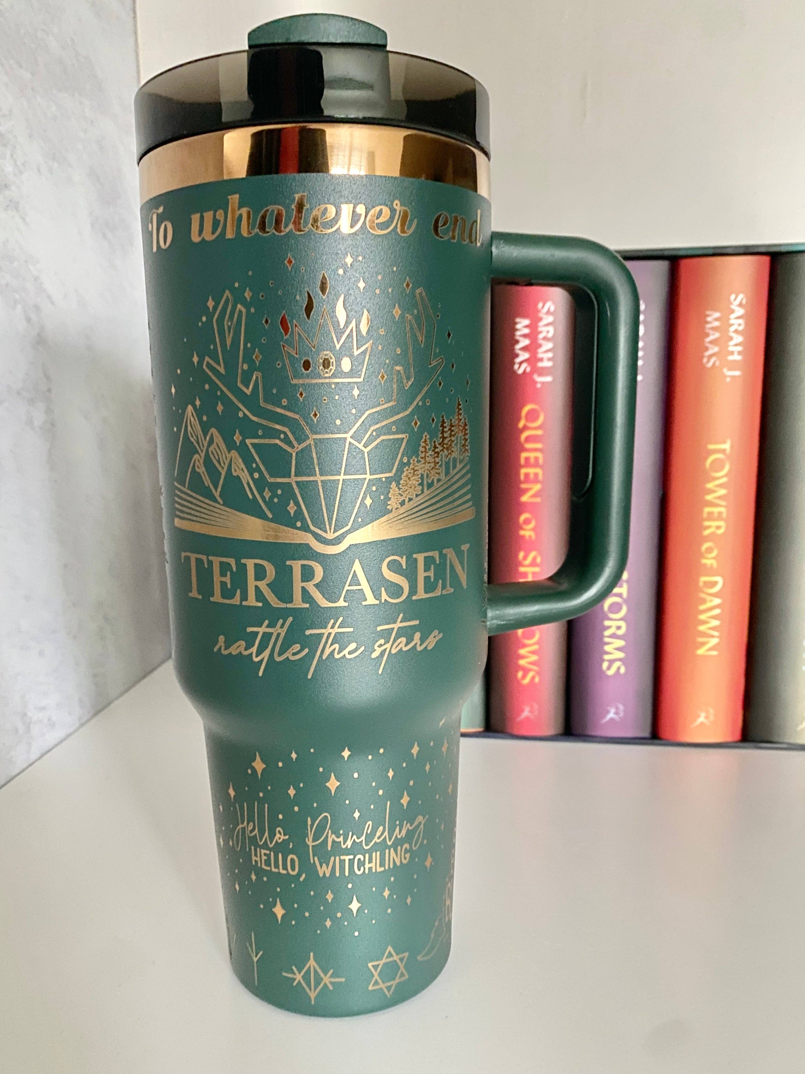 zoo&roo - Wholesale Insulated Mug/Tumbler - Throne of Glass 40 oz engraved tumbler | officially licensed16