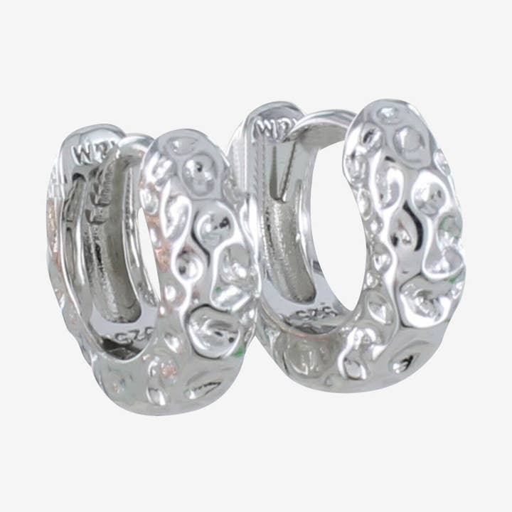 Orecchini a Cerchio testurizzati per la vendita all'ingrosso da parte di REEVES & REEVES