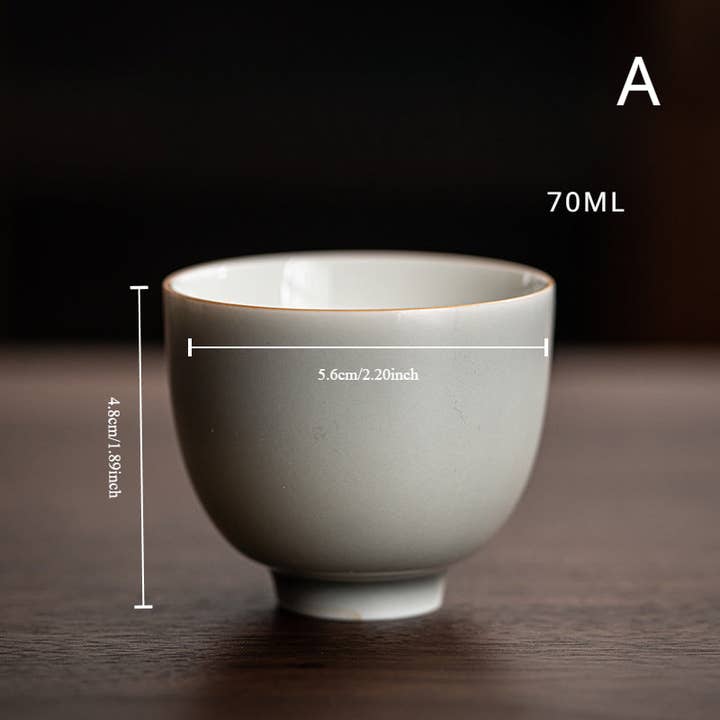 Gohobi - Wholesale Coffee/Tea Cup - Gohobi Handmade Ice Grey Tea Cup