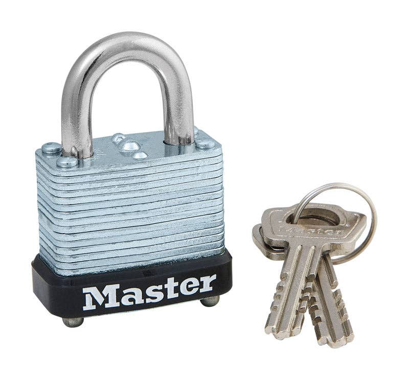 Everyday Supply Co - Wholesale Safety Alarm/Gear - Master Lock 1-1/16" Laminated Steel Padlock, 4-Pack0
