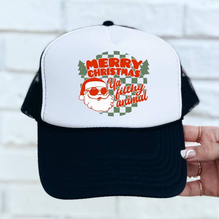 Buon Natale, lurido animale, berretto da camionista per la vendita all'ingrosso da parte di Sunfire Tees