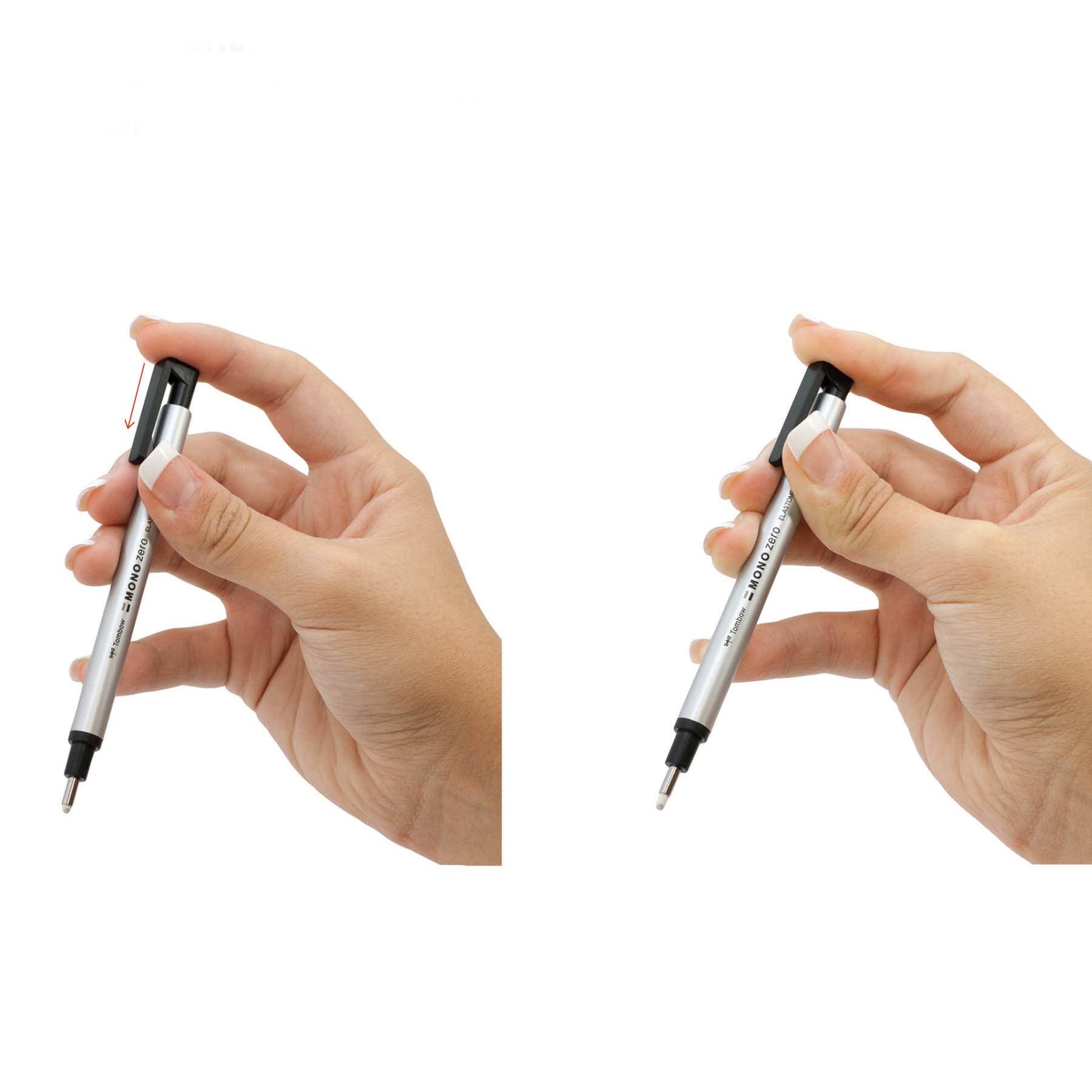 Tombow - Vente Gommes - MONO Zero Gomme : Rond - Argent4