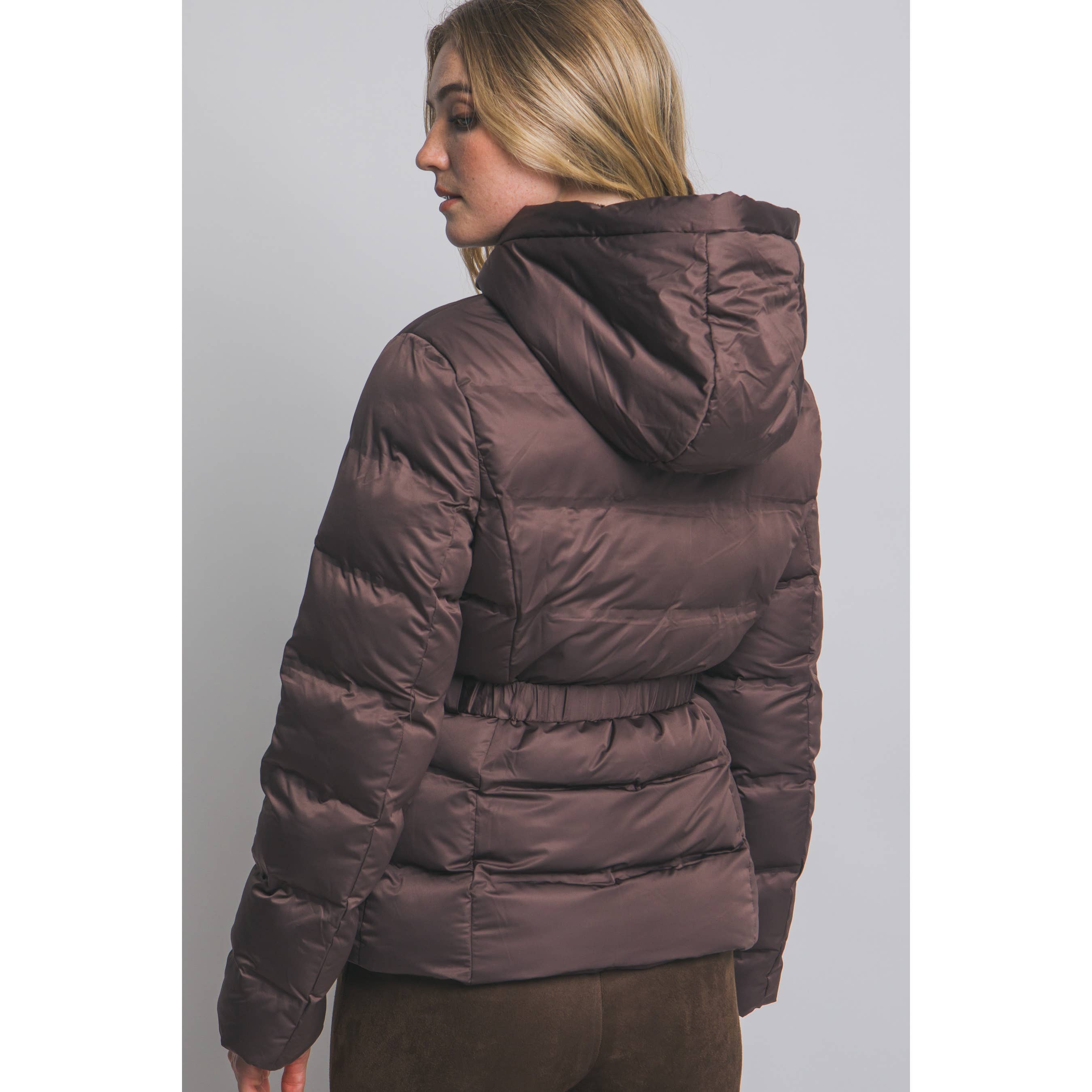 HiteJeans – Großhandel Pufferjacke – Damen – Kapuzen-Daunenjacke5