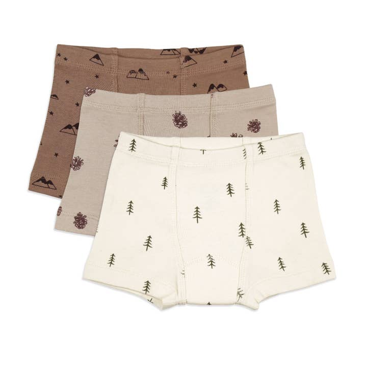 Pine & Peak | Bóxers Orgánicos para Entrenamiento para Ir al Baño, Pack de 3 (SET DE CAJA) para venta al por mayor de L'ovedbaby