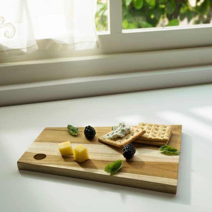 Cheese Board | Handmade Teak Wood Bread Board | 8X10" for wholesale by ExpoBazaar