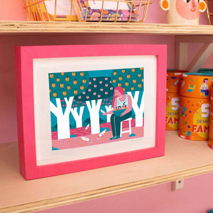 Agosto//Impressão Digital A5 por atacado de Ana Seixas