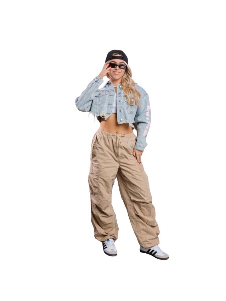 Adel Kasza Co - Vente Veste en jean – femme - Veste courte en jean Hollywood3