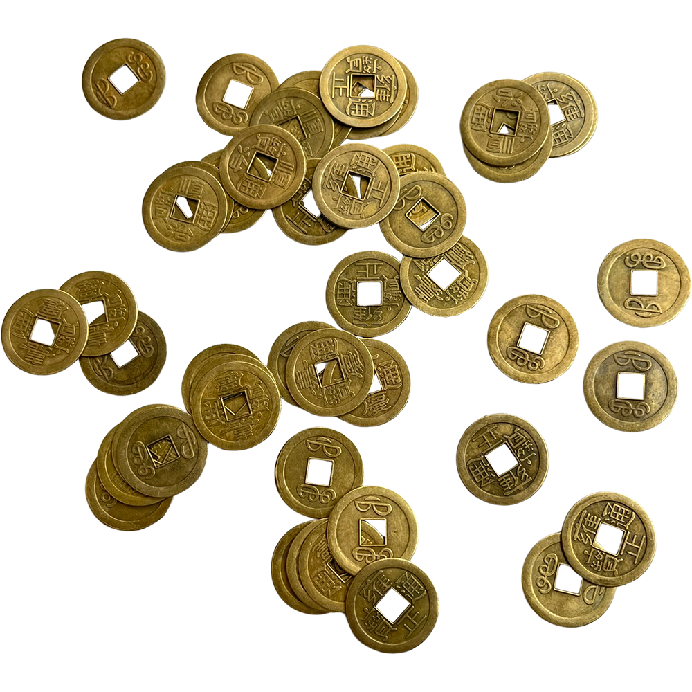 VIE – Engroshandel Meditationsudstyr – Lucky Feng Shui kinesiske mønter, 2,2 cm diameter, pakke med 248