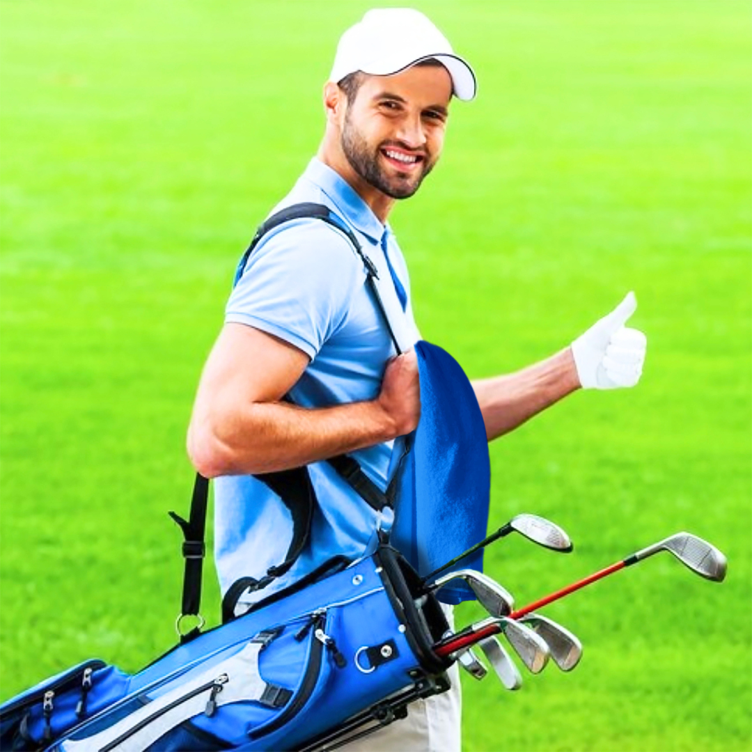 Pro Towels - Wholesale Sports Towel - Velour Fingertip Golf Towel: 100% Cotton Terry Velour4