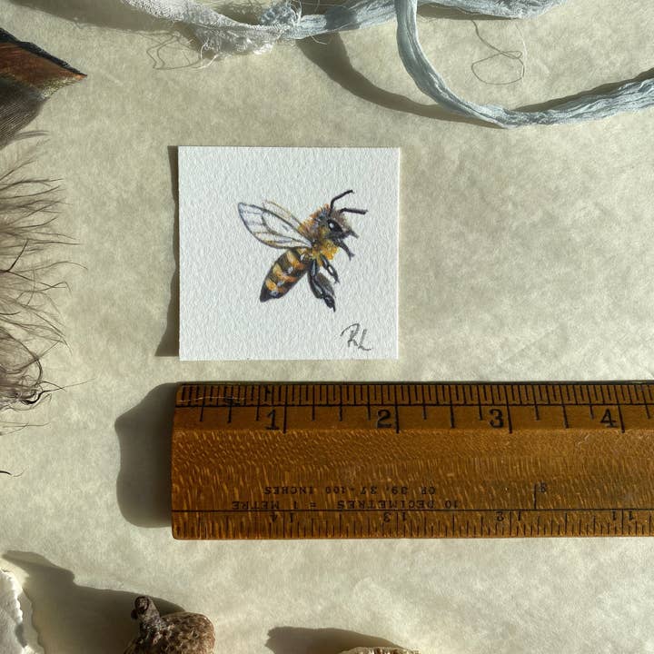 Rebekah Lowell Creative Studio - Wholesale Art Print - Honeybees Little Print5