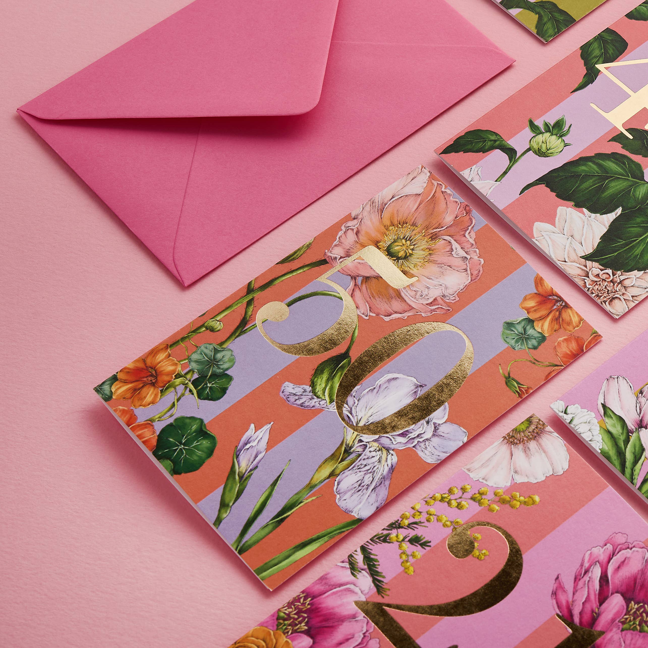 Catherine Lewis Design – wholesale Birthday card – Age Milestone Collection - 50 - Birthday Card6